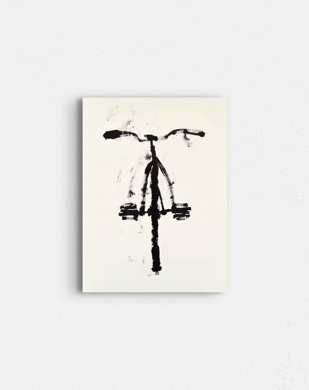 Bicicleta en tinta china