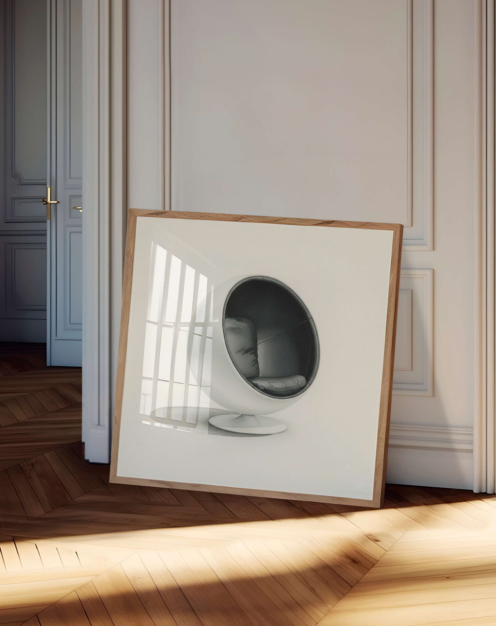 Silla Huevo - Acuarela